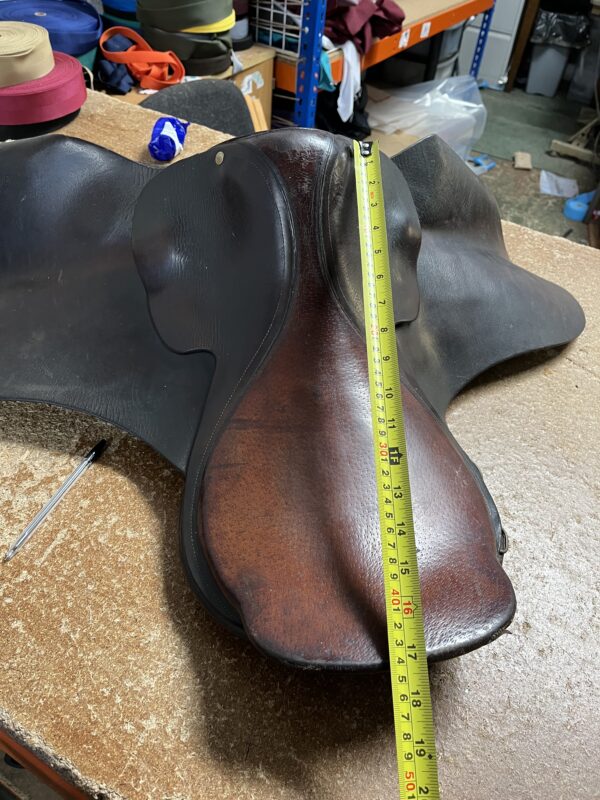 17” brown saddle - Image 2