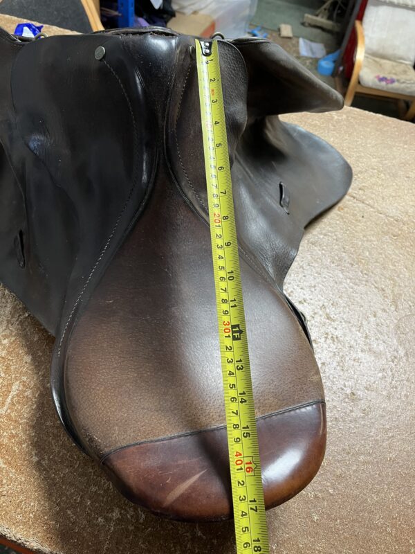 17” old saddle - Image 2