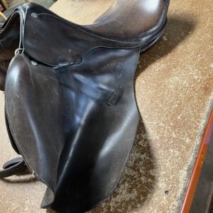 17” old saddle