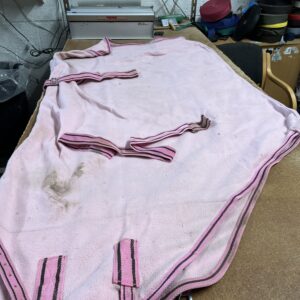 5’9 pink fleece