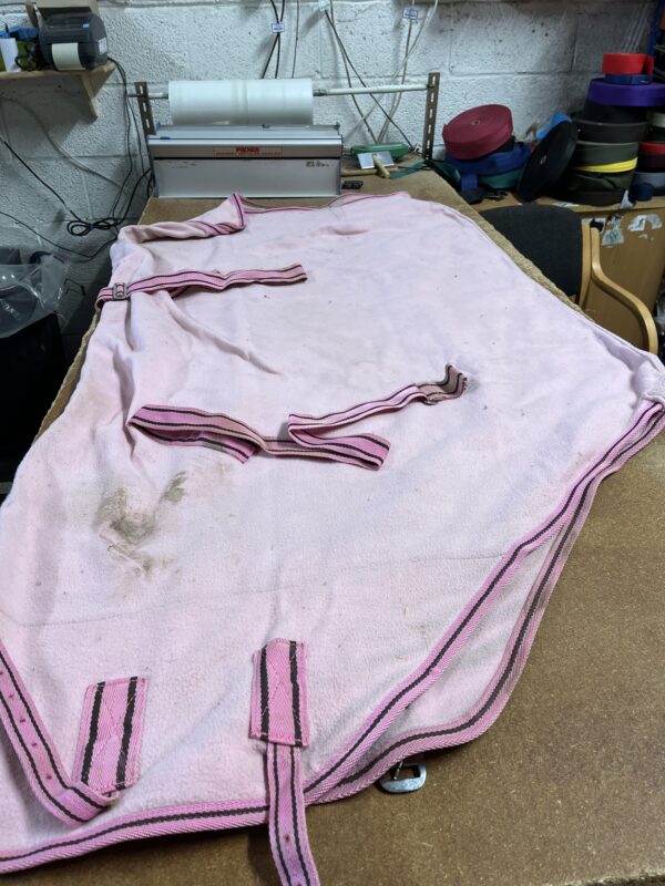 5’9 pink fleece
