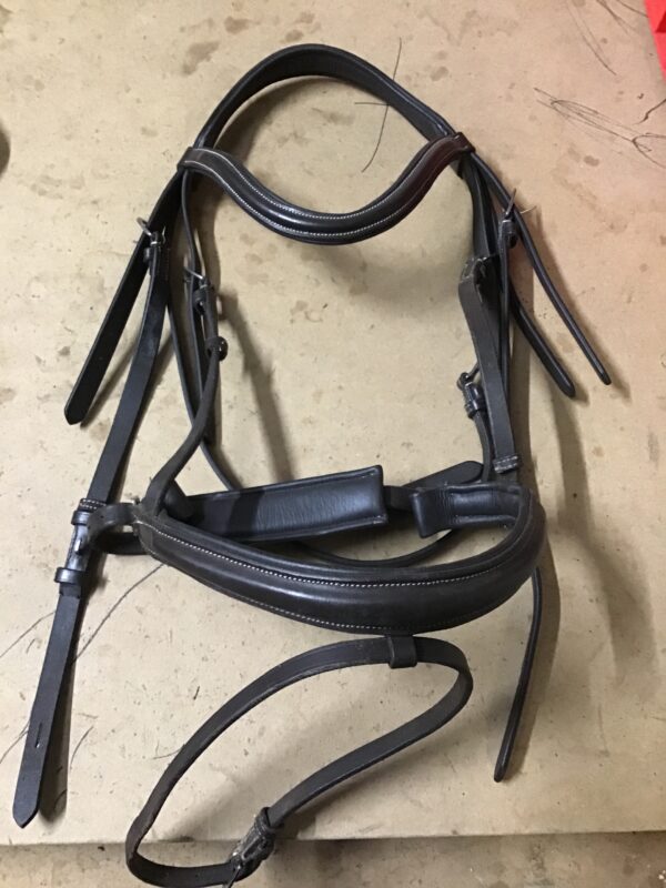 Brown comfort bridle full