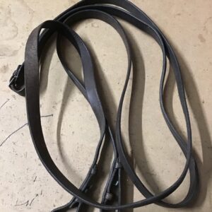 Brown leather reins 58”