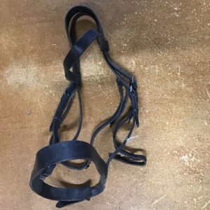 Full black bridle