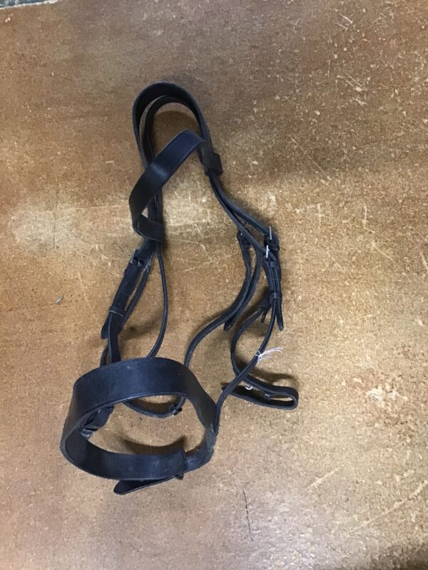 Full black bridle