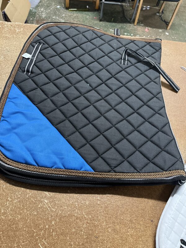 Full black saddle pad NEW