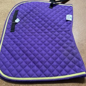 Purple pony/cob saddle pad