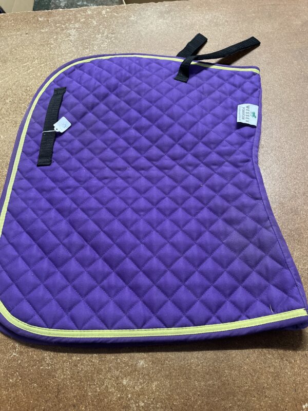 Purple pony/cob saddle pad