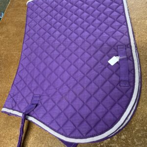 Pony purple saddle pad