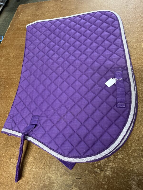 Pony purple saddle pad