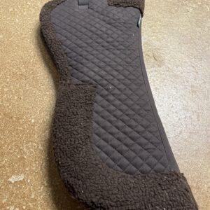 Brown full horze half pad