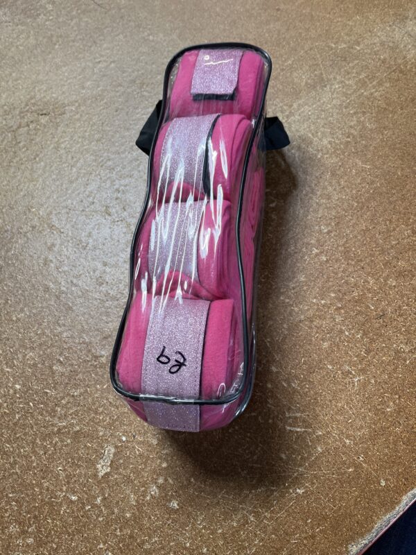 Pink fleece bandages NEW