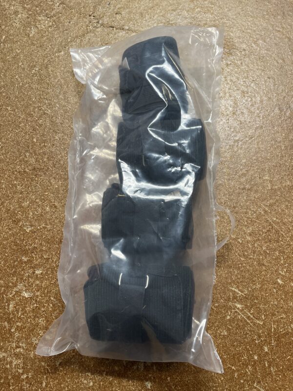 Black exercise bandages