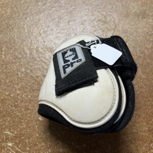 Cob white fetlock boots