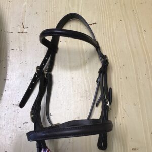 Pony in hand bridle Havana