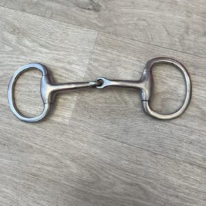 4 3/4” jointed eggbutt snaffle