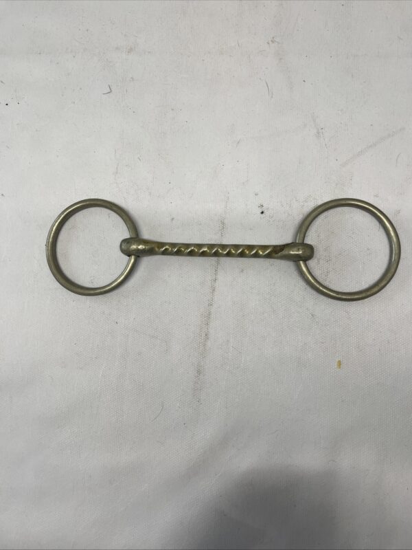5 1/2” twisted loose ring snaffle
