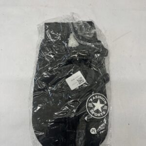NEW black dog jacket with harness