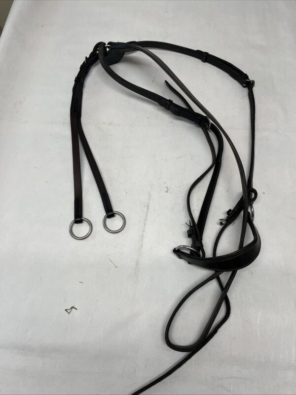 Full brown 3 pt breastplate w/ running martingale attachment