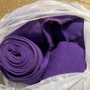 Purple stable bandages
