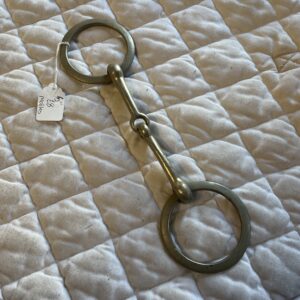 5” loose ring single jointed snaffle