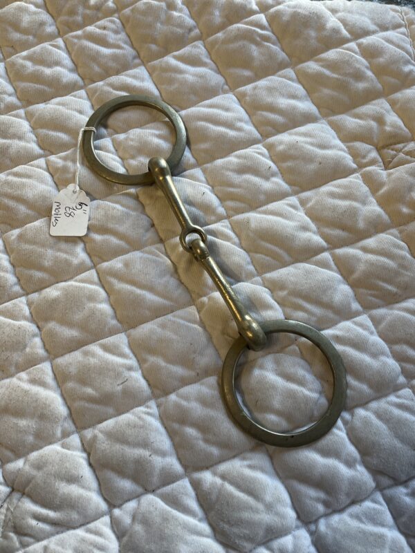 5” loose ring single jointed snaffle