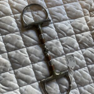 5 3/4” D ring copper snaffle