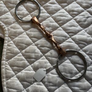 5 1/2” copper slow twist snaffle