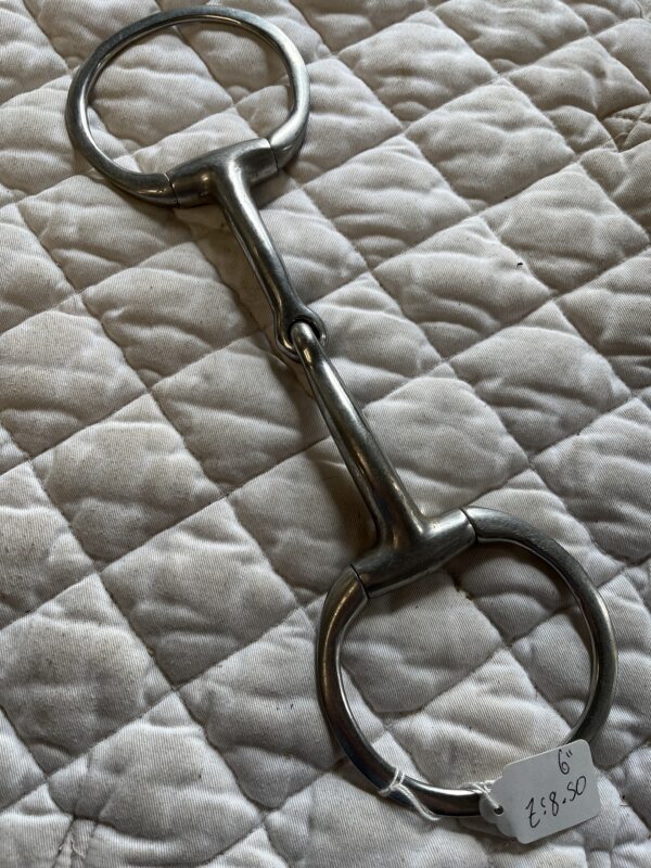 6” single jointed snaffle