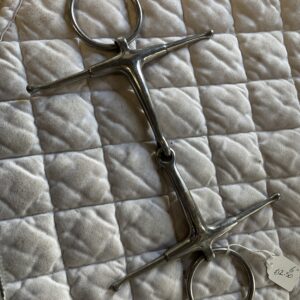 6” hanging cheek snaffle
