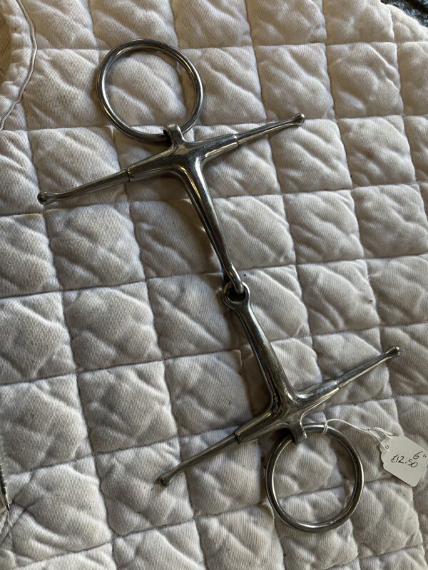 6” hanging cheek snaffle