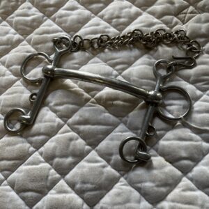 5 1/2” straight bar pelham