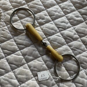5” happy mouth jointed loose ring snaffle