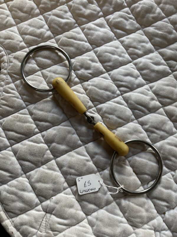 5” happy mouth jointed loose ring snaffle