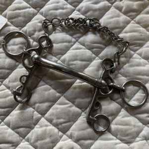 4 1/2” straight bar pelham