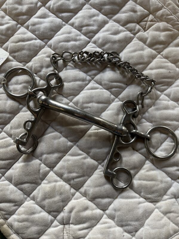 4 1/2” straight bar pelham
