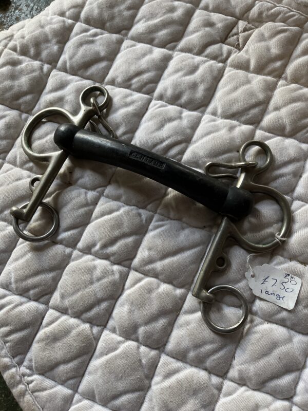 5.5” rubber Pelham bit