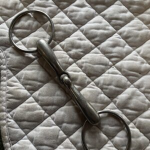 6” hollow mouth loose ring snaffle