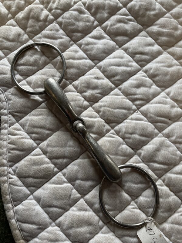 6” hollow mouth loose ring snaffle