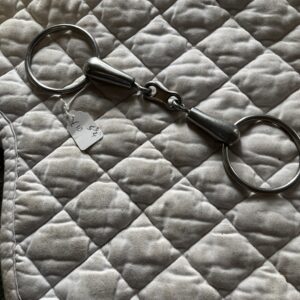 5 3/4” double jointed loose ring snaffle