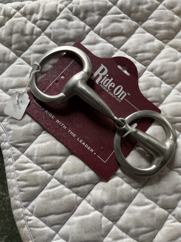 5” single jointed snaffle