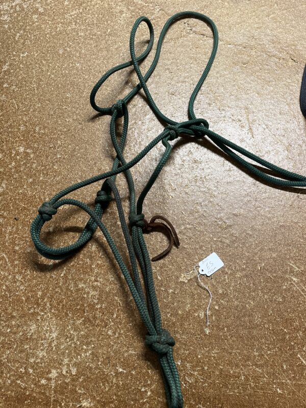 Green pressure point headcollar