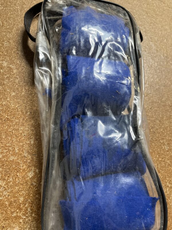 Blue bandages