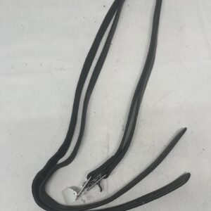 54” black stirrup leathers