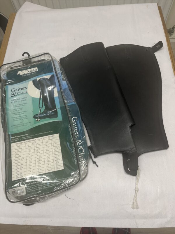 New black Dublin daily gaiters