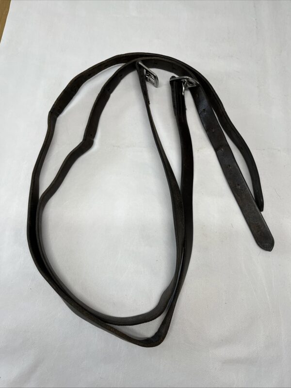 54” brown stirrup leathers