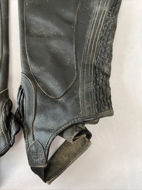 Large black half chaps - Image 2