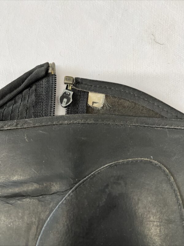 Large black half chaps - Image 3