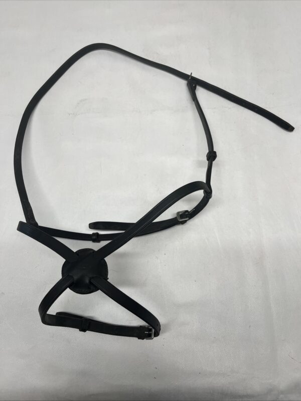 Full black grackle noseband