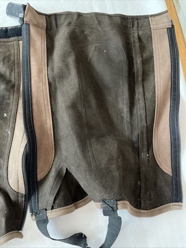Brown adult chaps - Image 5